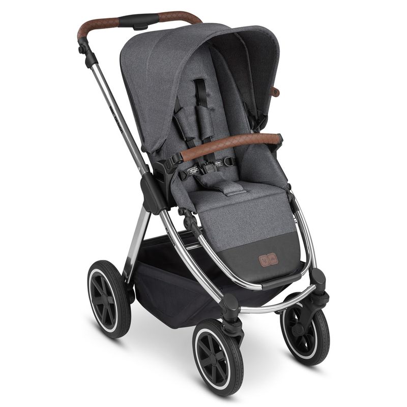 Carrinho Bebê Compacto Reversível Reclinável Até 15kg 3 em 1 Travel System  Samba Mineral ABC Design - Baby&Kids