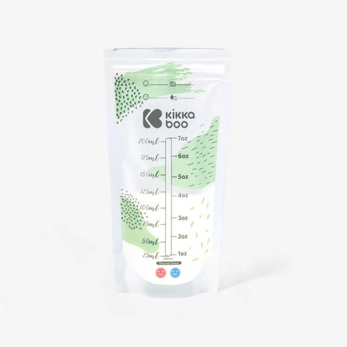 Saco para Armazenar Leite Materno 200ml (50 unidades) KikkaBoo
