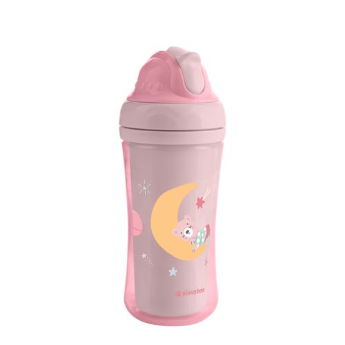 Copo Infantil com Canudo de Silicone Moony Me  220ml KikkaBoo