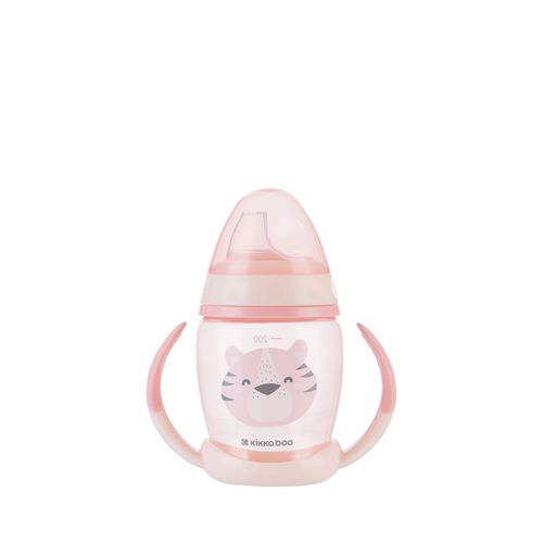 Copo Transição com Bico de Silicone  Happy Face  200ml KikkaBoo