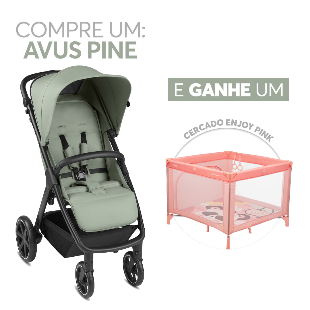 ABC e Kikka - Compre Carrinho Avus e Ganhe Cercado Enjoy